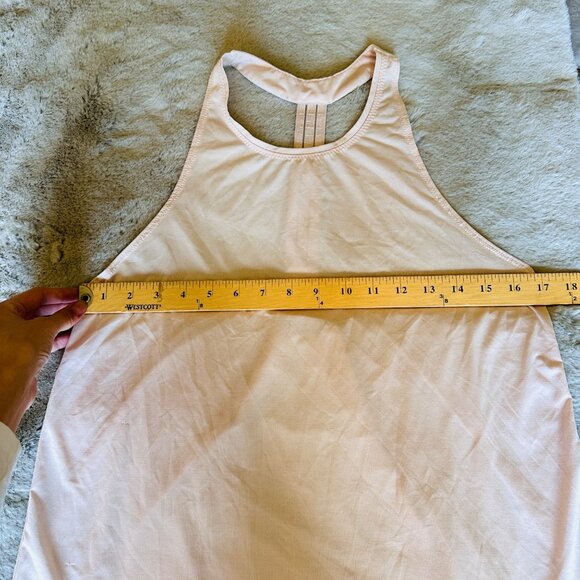 Athleta Tank Top Womens Small Power of She Incline Racerback Light Pink Loose - Picture 4 of 11